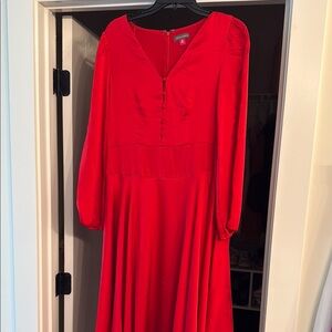NWT Vince Camuto Red Cocktail Dress